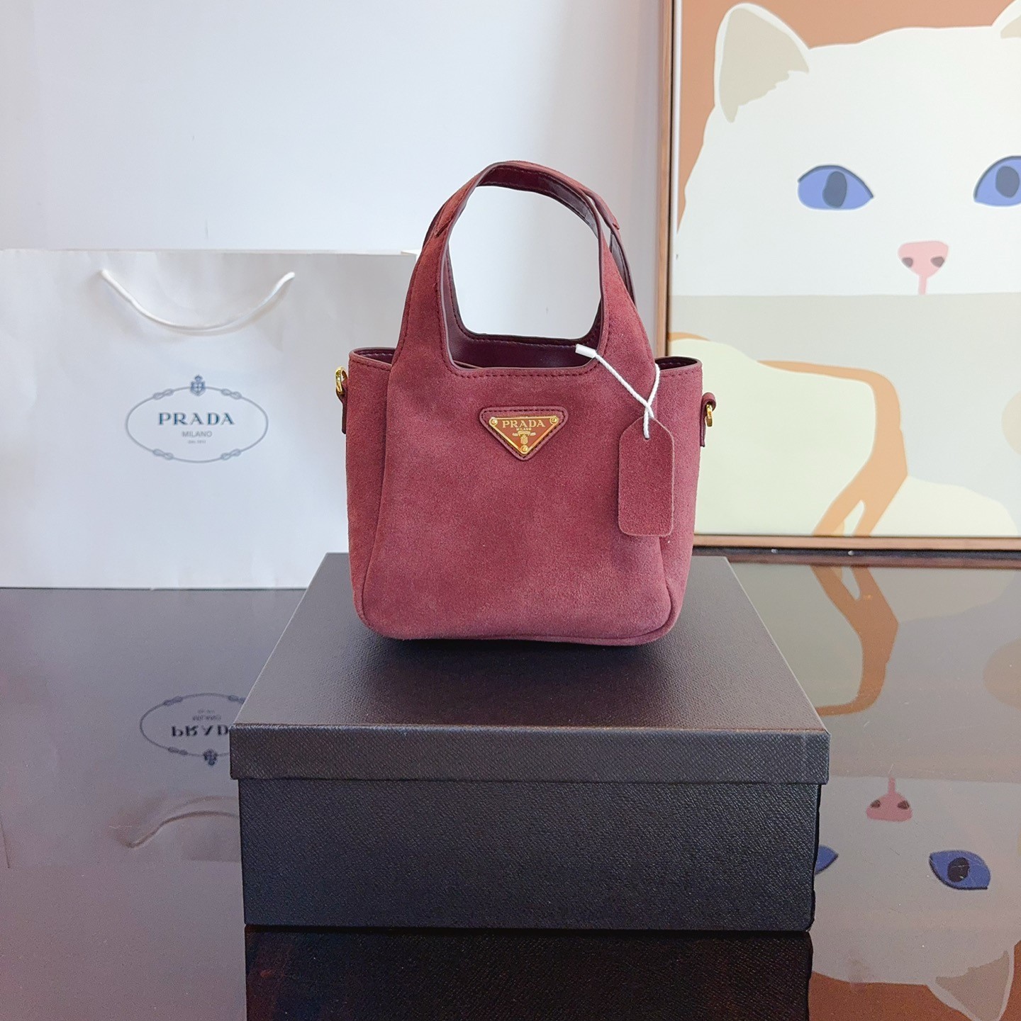 Leather mini bag