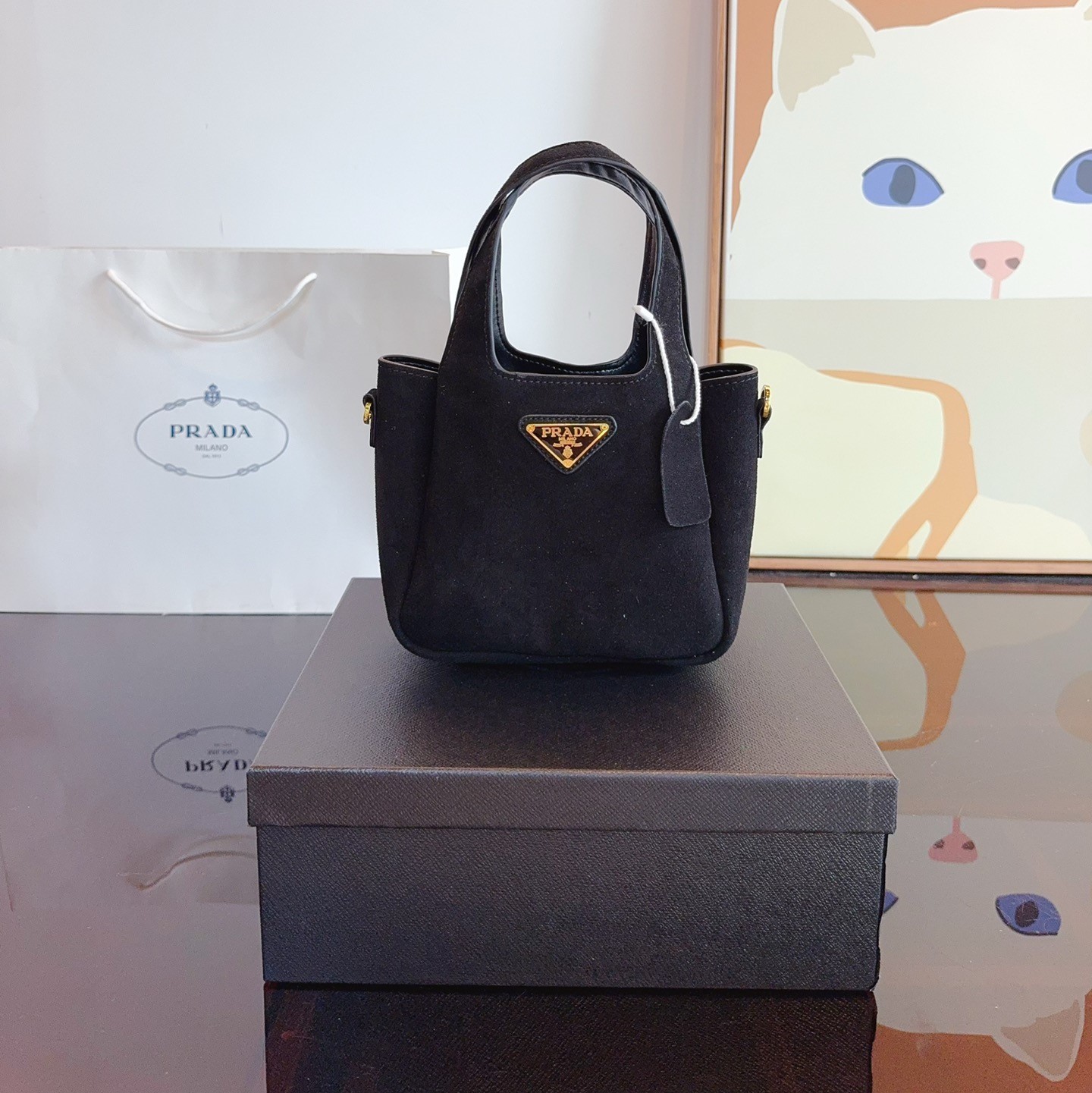 Leather mini bag