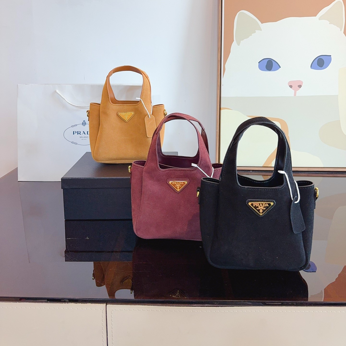 Leather mini bag