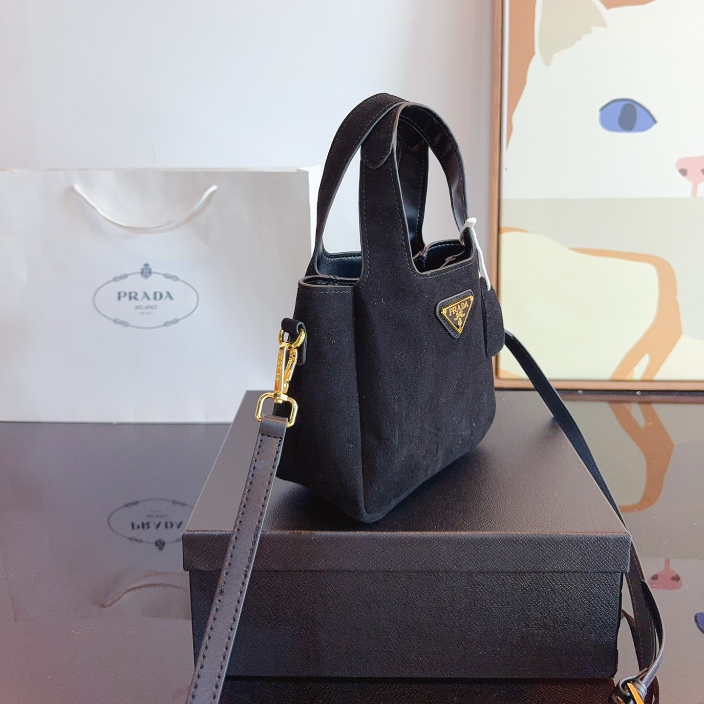 Leather mini bag