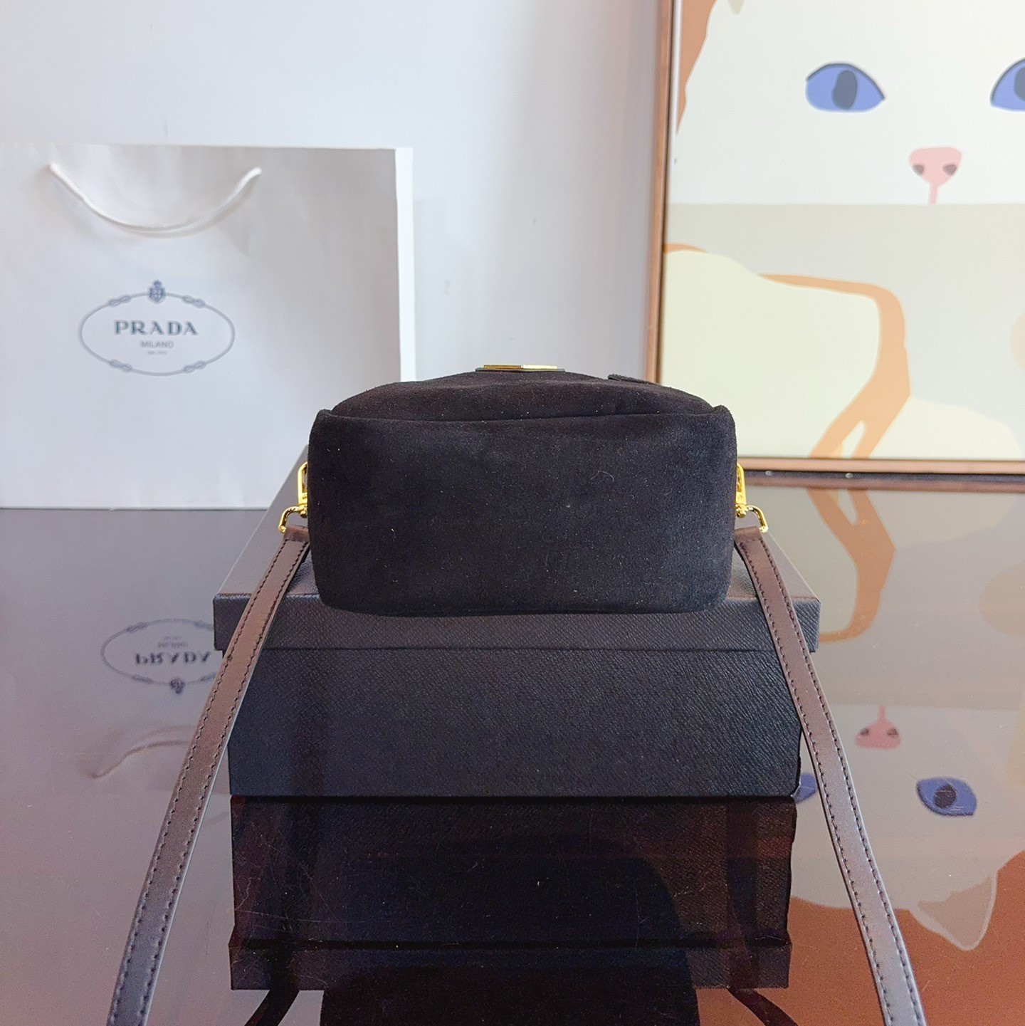 Leather mini bag