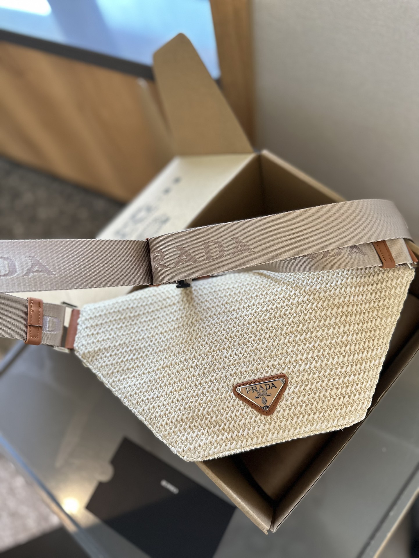 Crochet belt bag