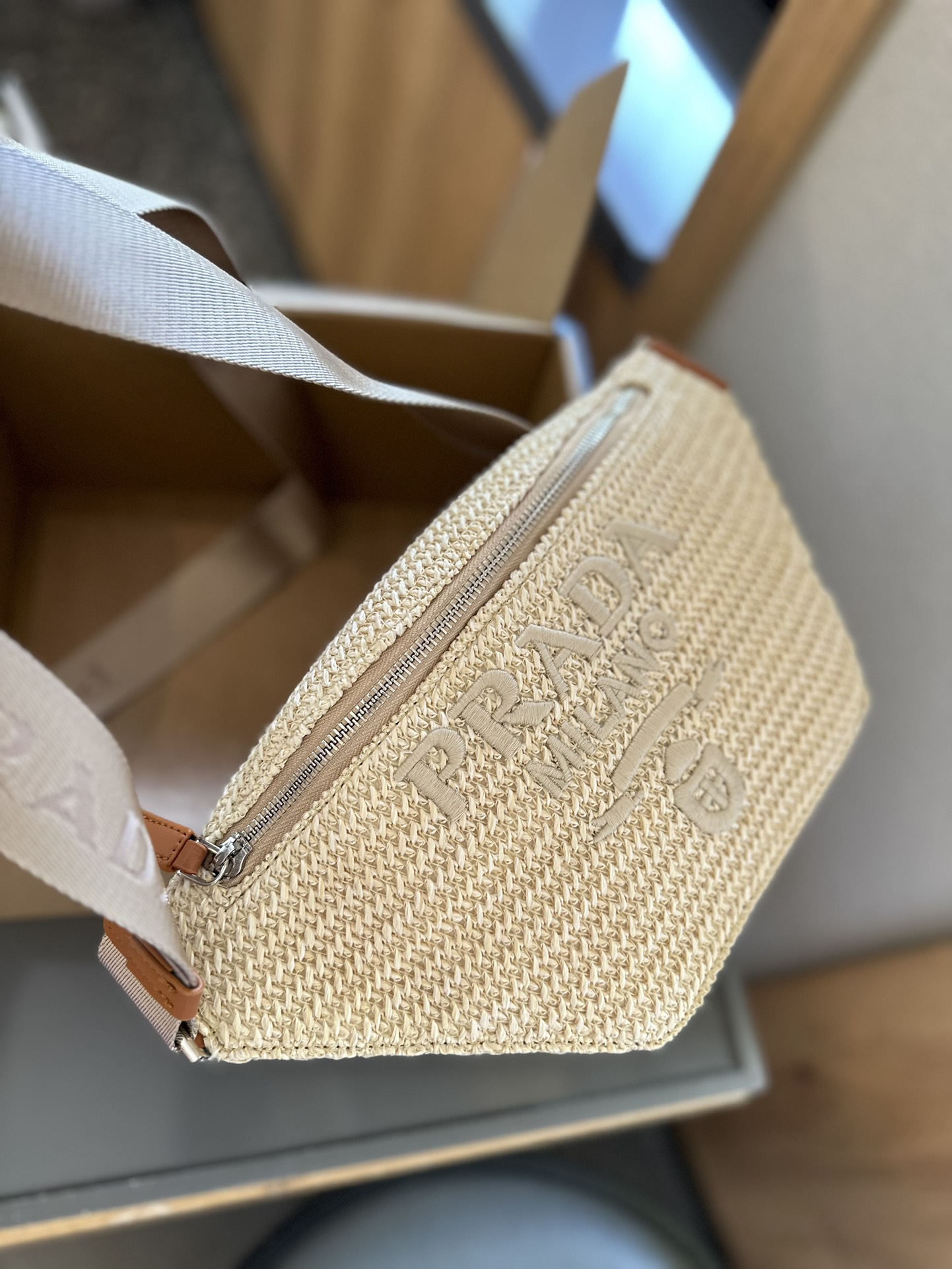 Crochet belt bag