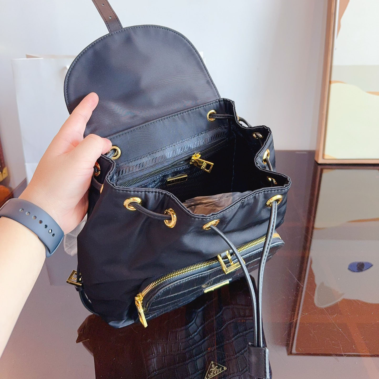 Tessuto Nylon Backpack