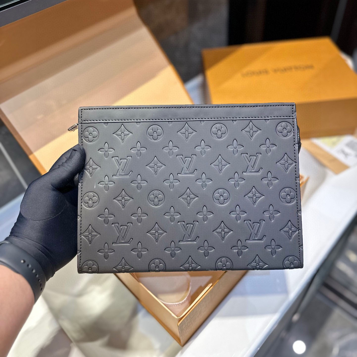 Taigarama Pochette Voyage MM Gunmetal