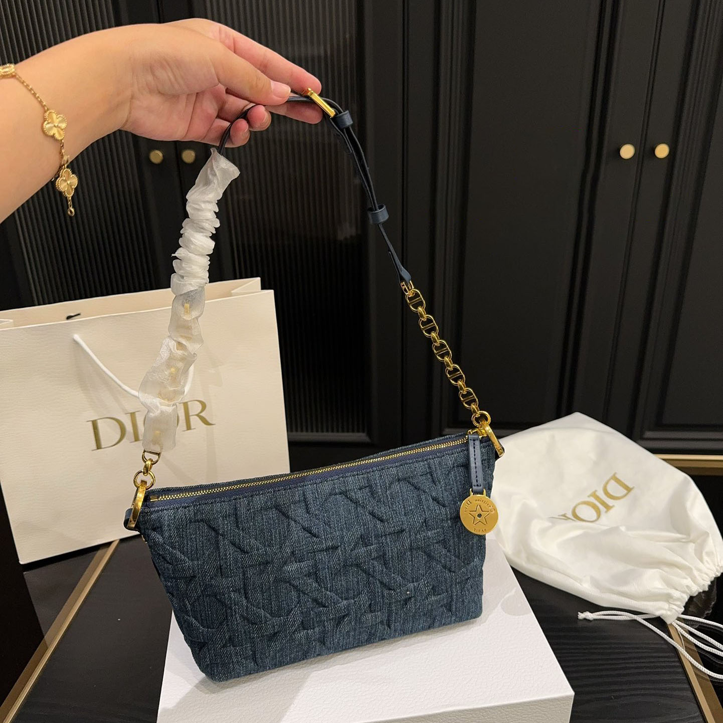 Hobo Bag with Chain