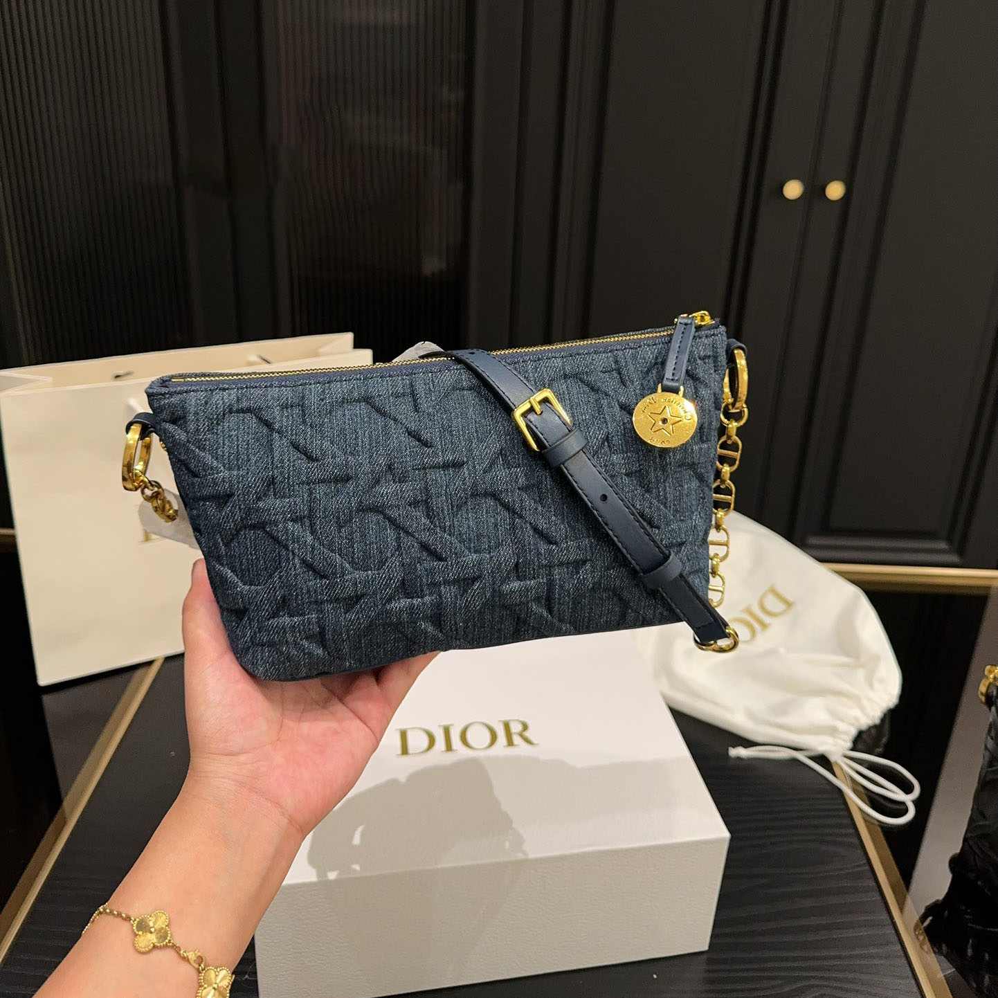 Hobo Bag with Chain