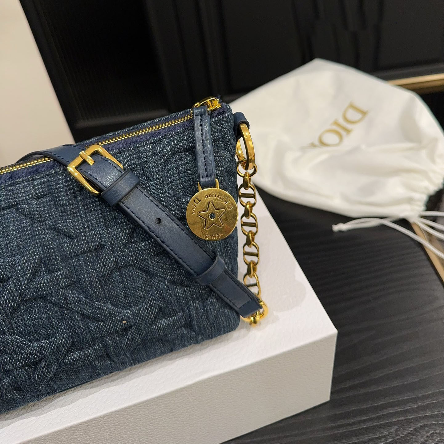 Hobo Bag with Chain