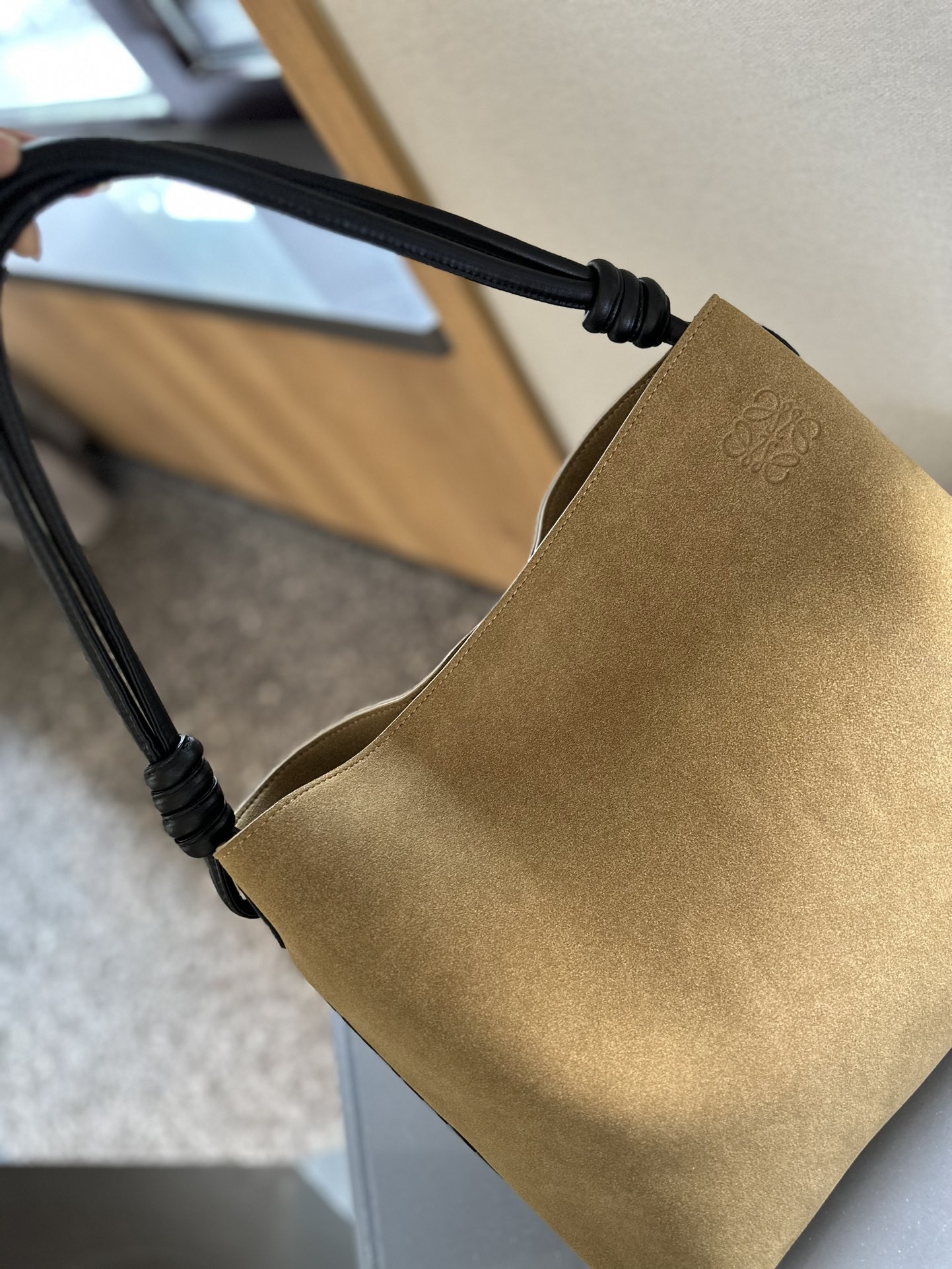 Suede Shoulder Bag