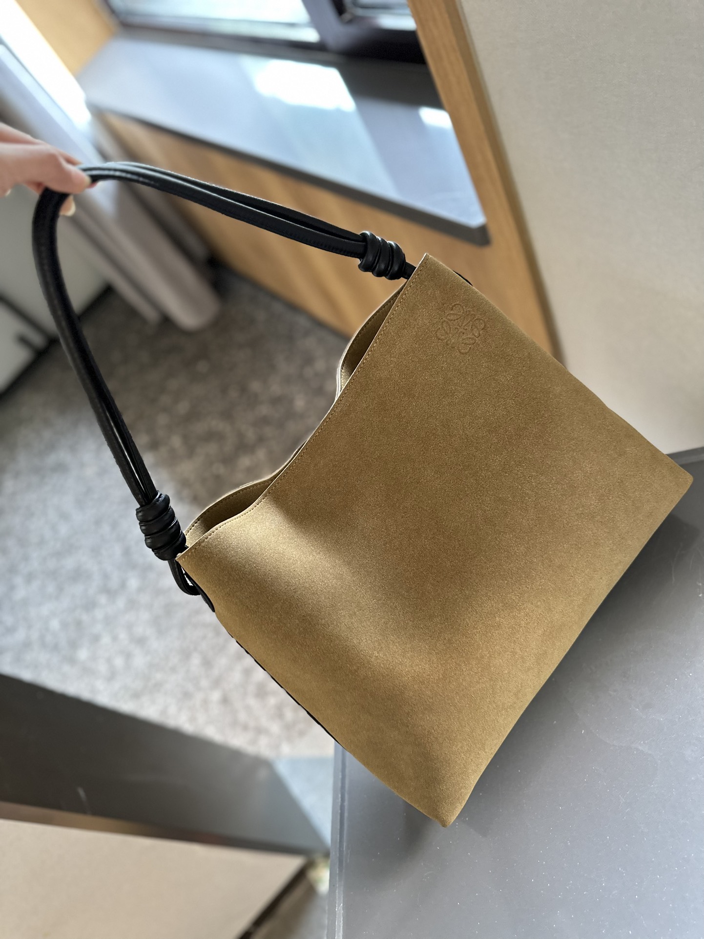 Suede Shoulder Bag