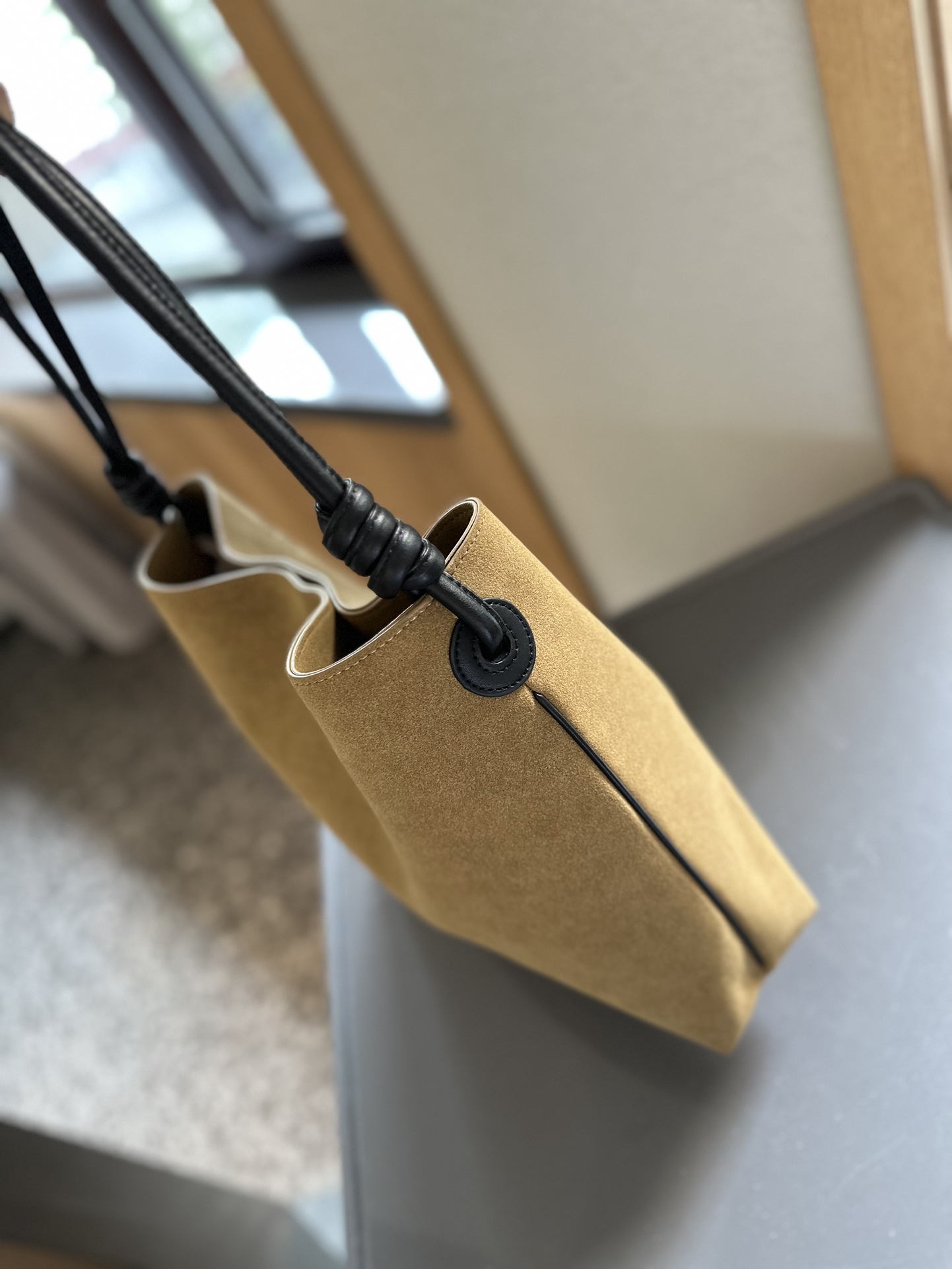 Suede Shoulder Bag