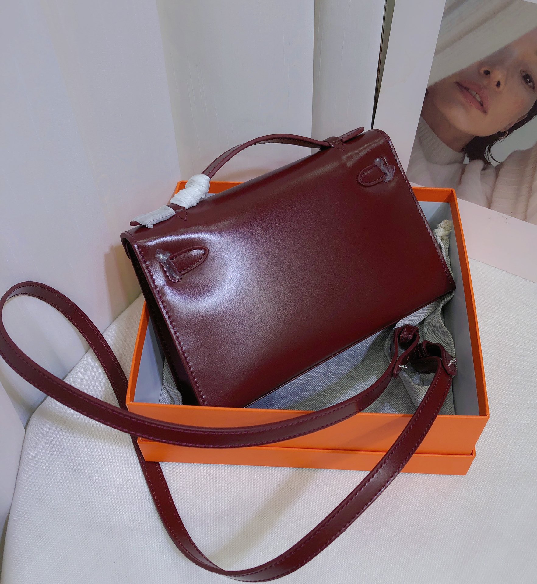 Herthtmes Epsom Mini Kelly Sellier 22