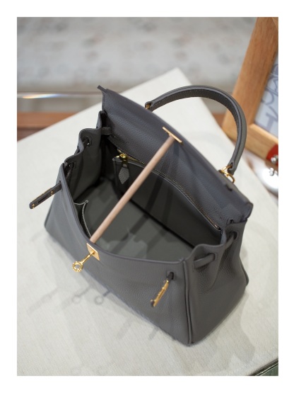 KELLY 25 FIRST LAYER TOGO COWHIDE GREY