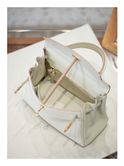 KELLY 25 FIRST LAYER TOGO COWHIDE WHITE