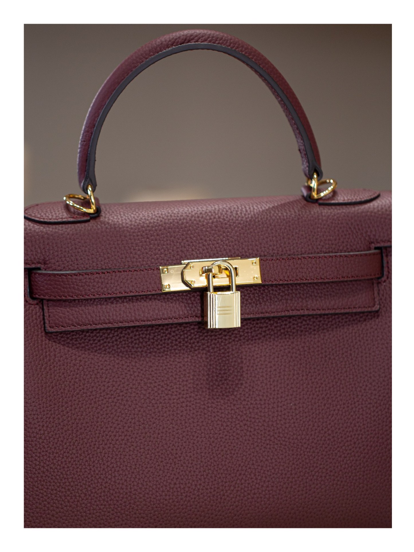 KELLY 25 FIRST LAYER TOGO COWHIDE HAVANA