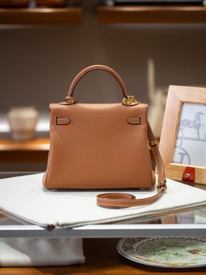 KELLY 25 FIRST LAYER TOGO COWHIDE BROWN