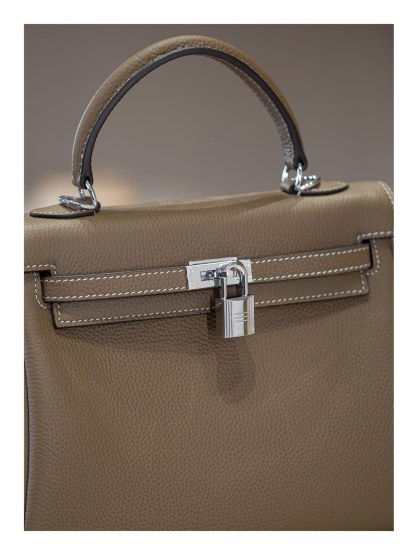 KELLY 25 FIRST LAYER TOGO COWHIDE GREY