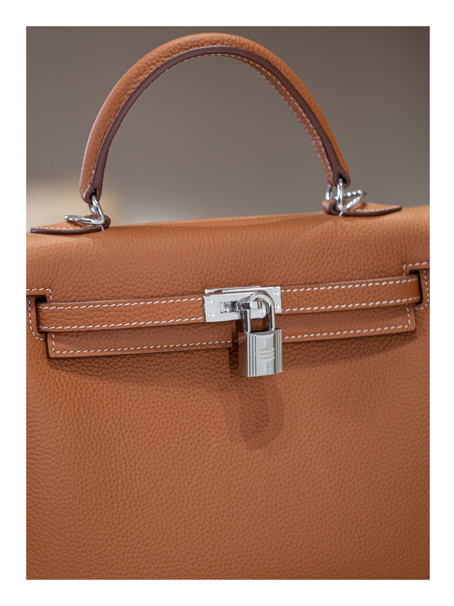 KELLY 25 FIRST LAYER TOGO COWHIDE BROWN