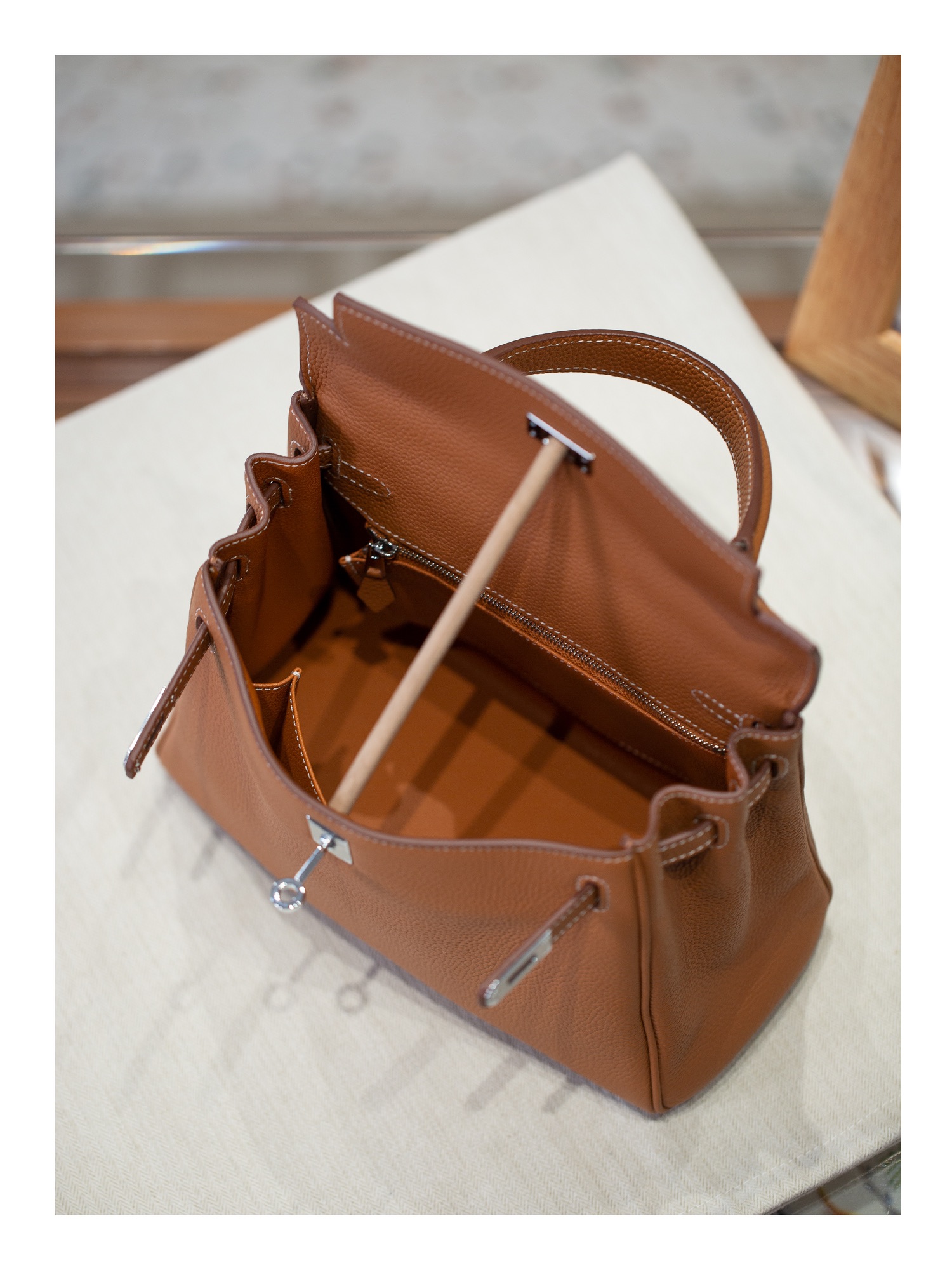 KELLY 25 FIRST LAYER TOGO COWHIDE BROWN