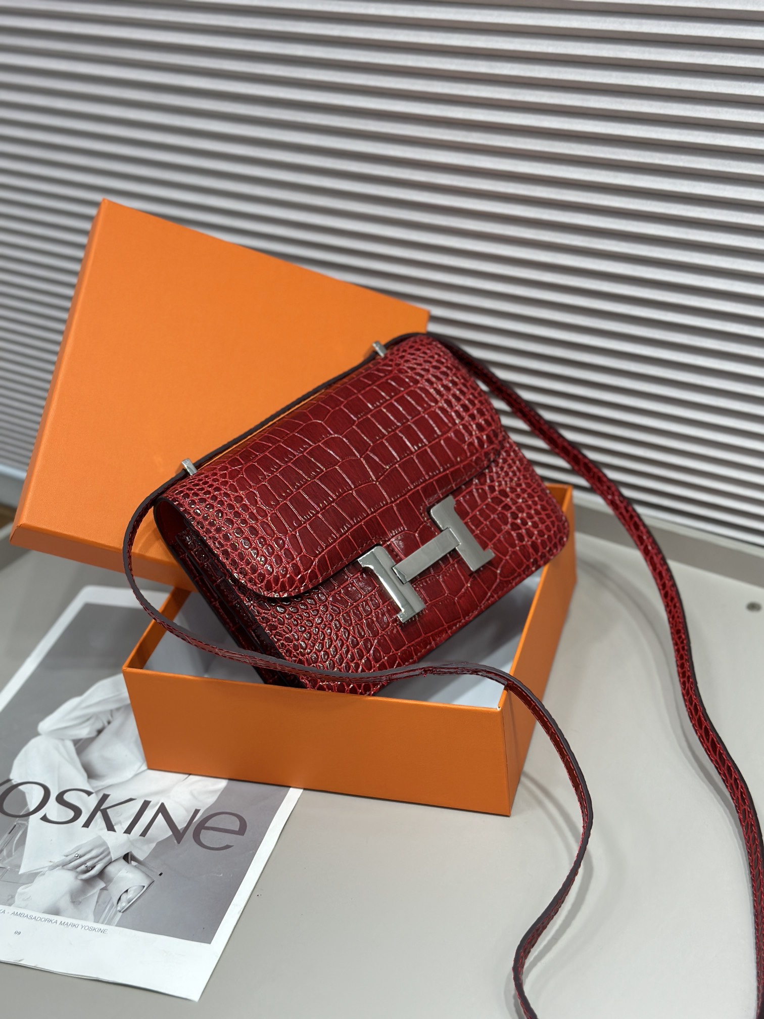 Herthtmes  Matte Alligator Constance 18/23