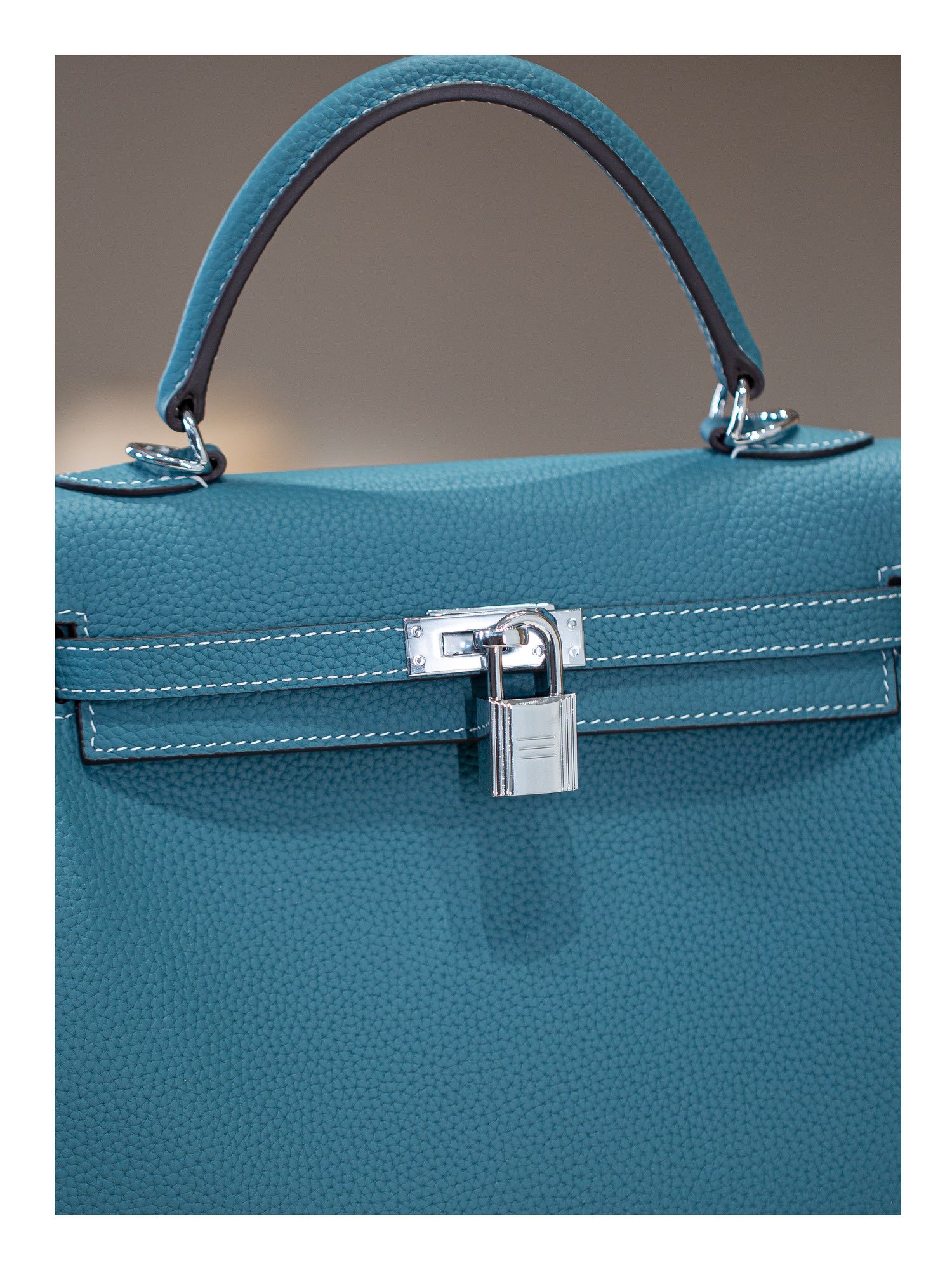 KELLY 25 FIRST LAYER TOGO COWHIDE BLUE