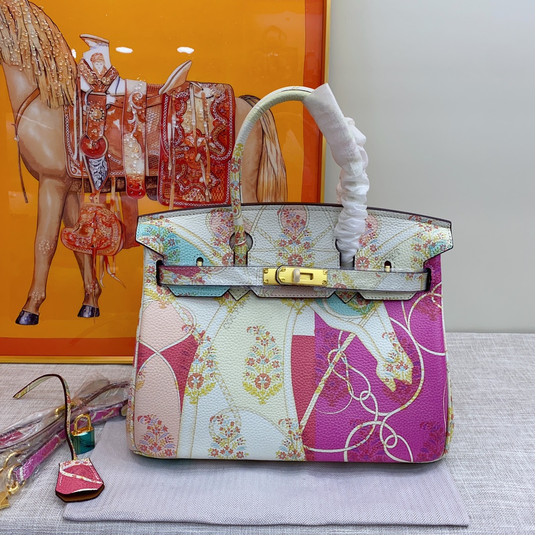 Exclusive Custom Hand-Painted Birkin 30 Bag