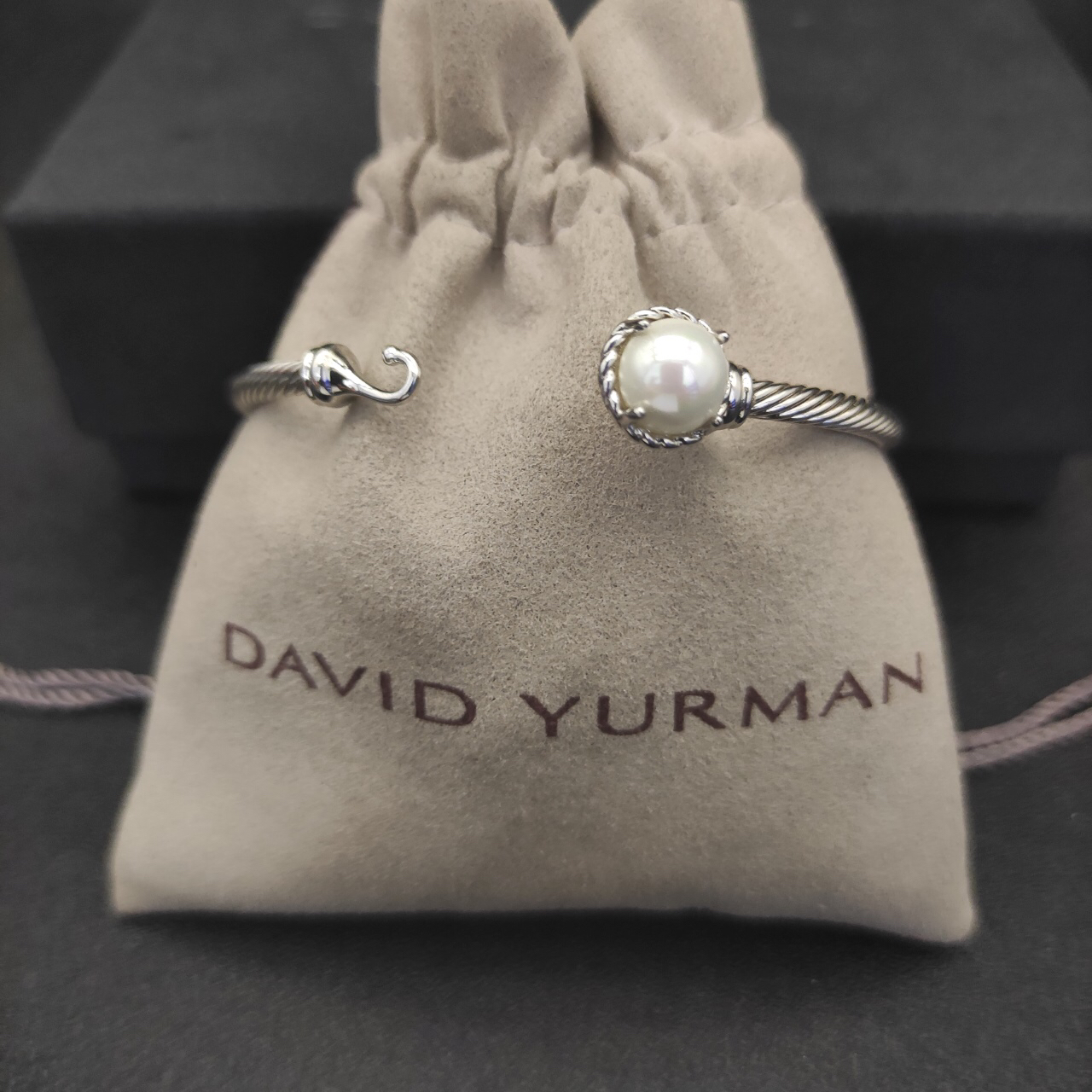 Petite Chatelaine® Bracelet Sterling Silver with Pearl, 3mm