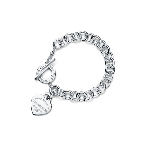Heart-shaped tag buckle bracelet