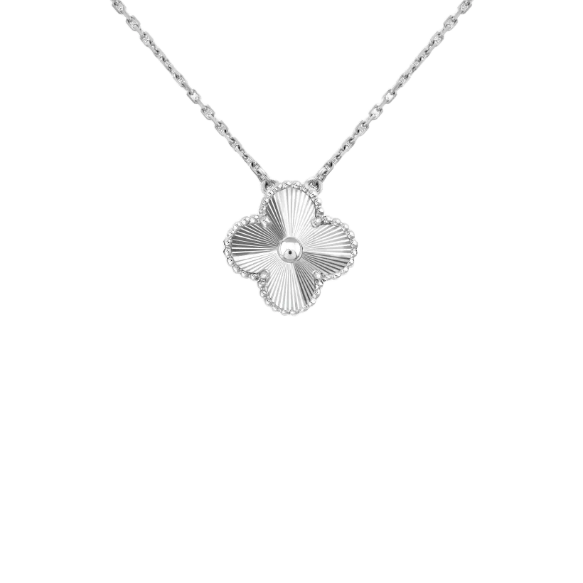 3-PIECE GOLD CLOVER JEWELRY SET: NECKLACE, BRACELET & EARRINGS