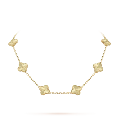 Vintage Alhambra 3‑Piece Set – Necklace, Bracelet & Earrings