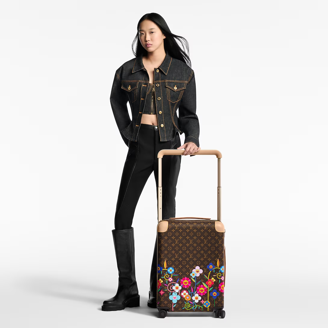 High-end printed travel suitcase
