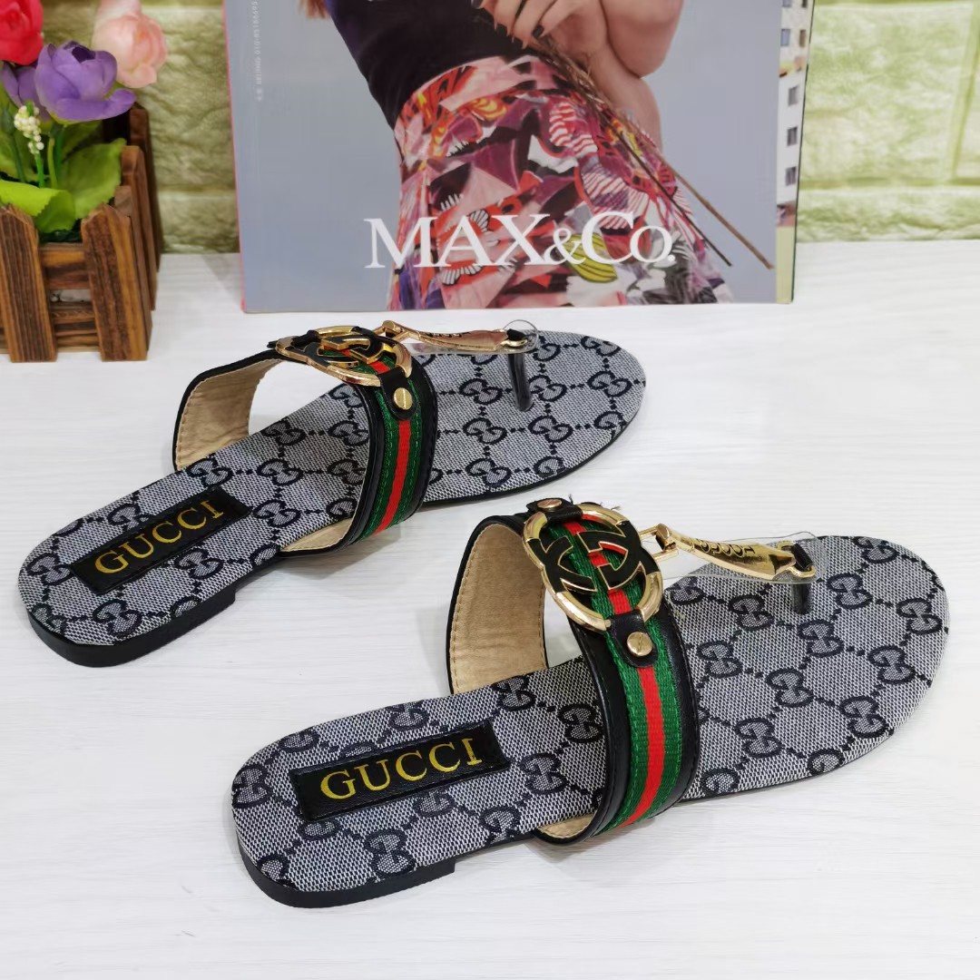 WOMEN'S SLIDE WITH DOUBLE G