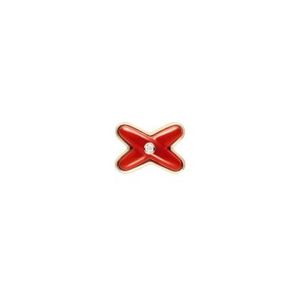 JEUX DE LIENS CARNELIAN EARRING