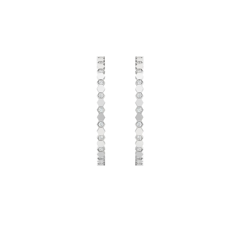 BEE MY LOVE HOOP EARRINGS