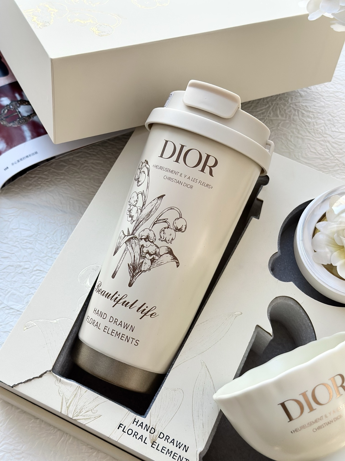 DIthtOR Lily of the Valley Coffee Cup Gift Set