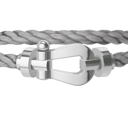FORCE 10 BRACELET 18K WHITE GOLD LARGE MODEL