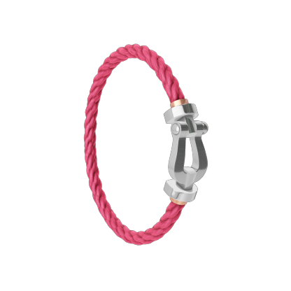FORCE 10 BRACELET 18K WHITE GOLD LARGE MODEL