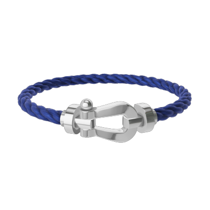 FORCE 10 BRACELET 18K WHITE GOLD LARGE MODEL