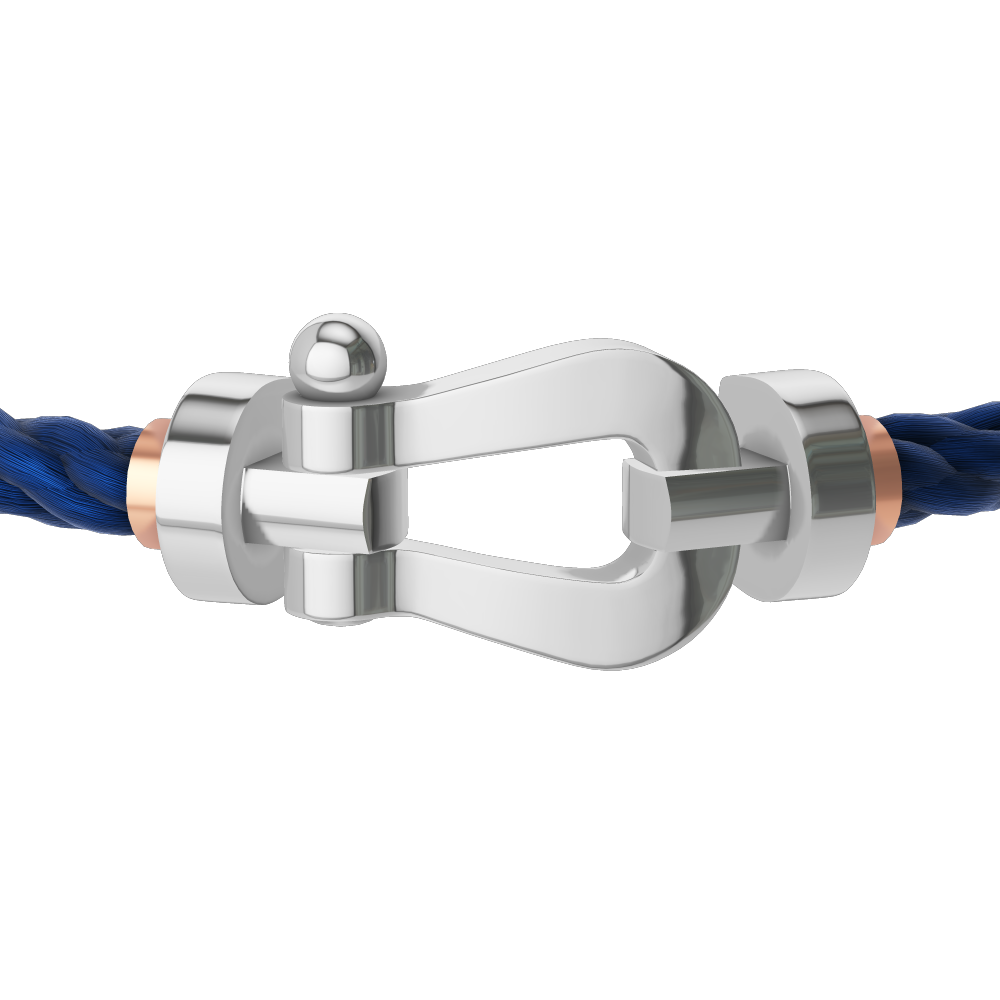 FORCE 10 BRACELET 18K WHITE GOLD LARGE MODEL