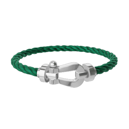 FORCE 10 BRACELET 18K WHITE GOLD LARGE MODEL