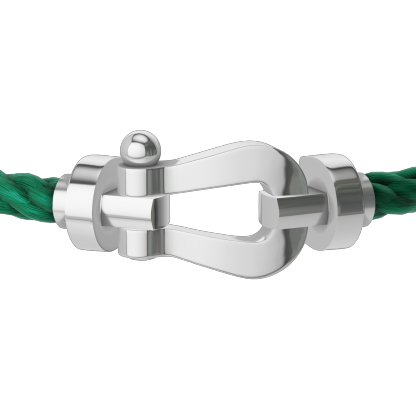 FORCE 10 BRACELET 18K WHITE GOLD LARGE MODEL