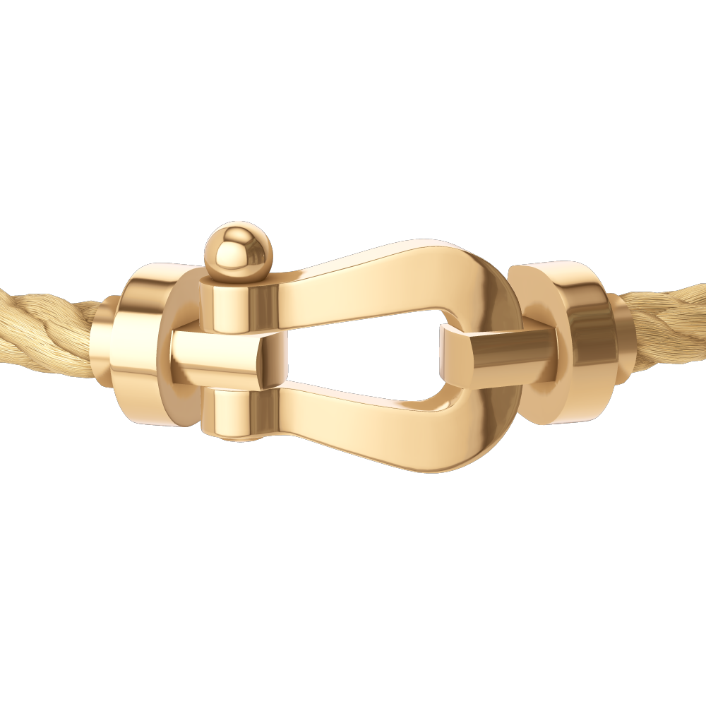 FORCE 10 BRACELET 18K YELLOW GOLD LARGE MODEL