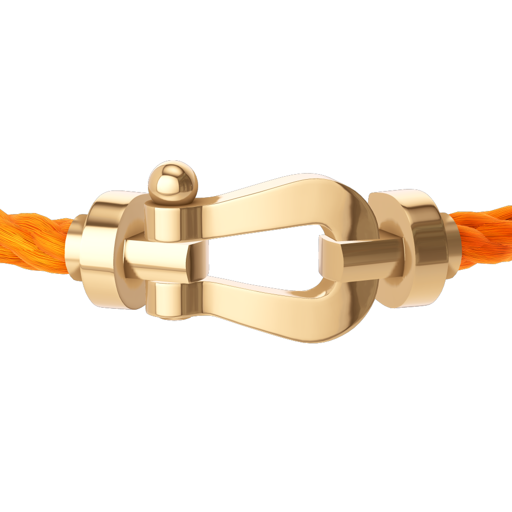 FORCE 10 BRACELET 18K YELLOW GOLD LARGE MODEL