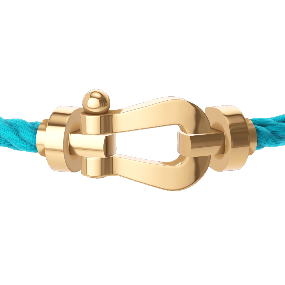 FORCE 10 BRACELET 18K YELLOW GOLD LARGE MODEL