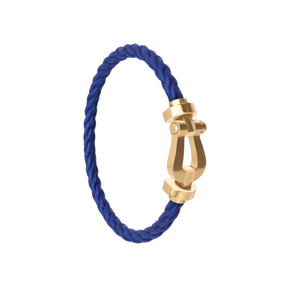 FORCE 10 BRACELET 18K YELLOW GOLD LARGE MODEL