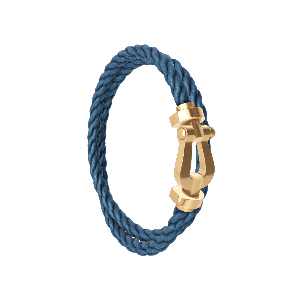 FORCE 10 BRACELET 18K YELLOW GOLD LARGE MODEL