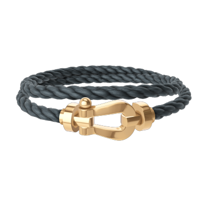 FORCE 10 BRACELET 18K YELLOW GOLD LARGE MODEL