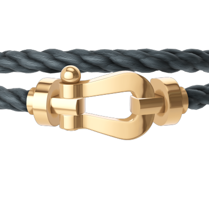 FORCE 10 BRACELET 18K YELLOW GOLD LARGE MODEL