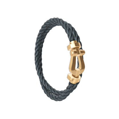 FORCE 10 BRACELET 18K YELLOW GOLD LARGE MODEL