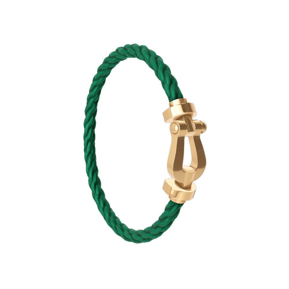 FORCE 10 BRACELET 18K YELLOW GOLD LARGE MODEL